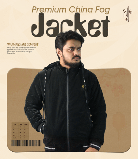 Premium China Fog Jacket (space black colour)