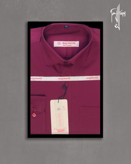 Maroon Full Sleeve Formal Shirt