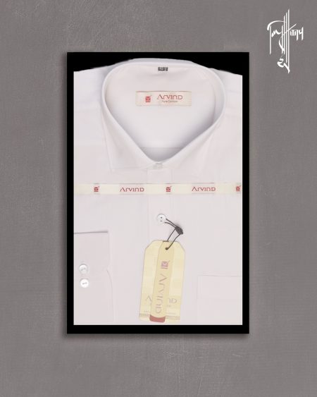 White Full Sleeve Formal Shirt