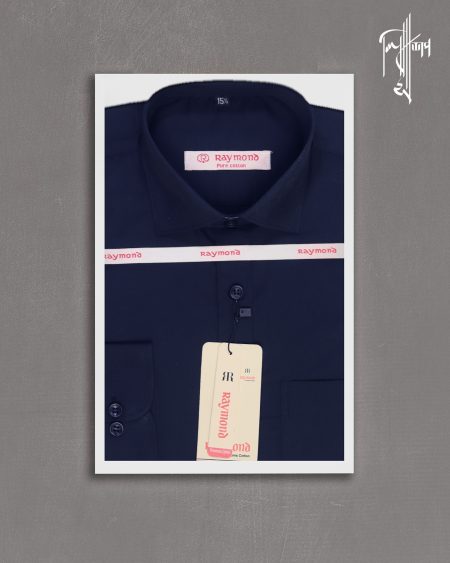 Navy Blue Full Sleeve Formal Shirt