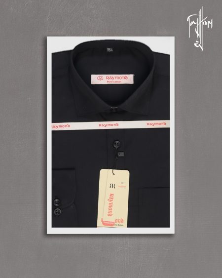 Black Full Sleeve Formal Shirt