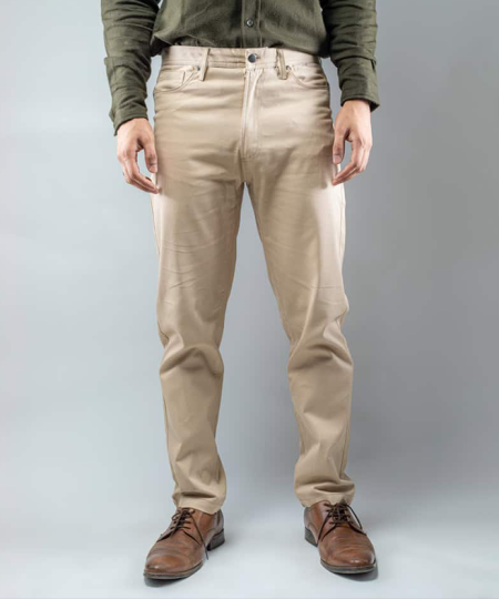 Men’s Premium Gabardine Cream Colour