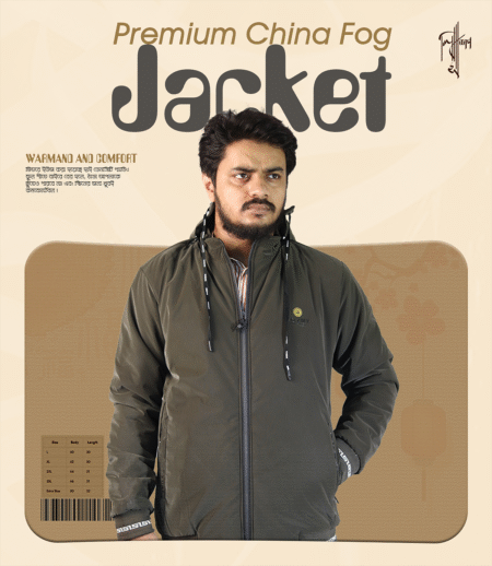 Premium China Fog Jacket (Army Olive colour)