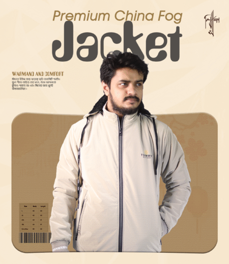 Premium China Fog Jacket (White Ash Colour)