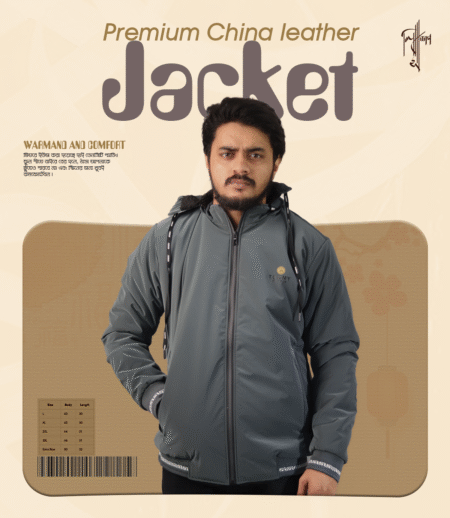 Premium China Fog Jacket (charcoal grey colour)