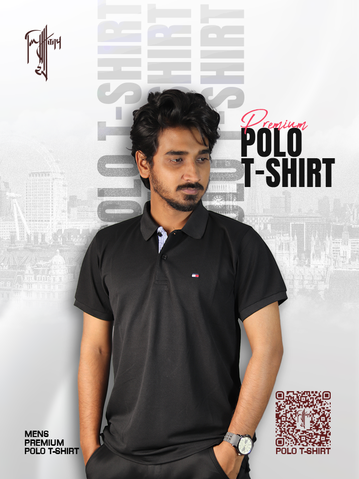 Premium Polo T-shirt (black)