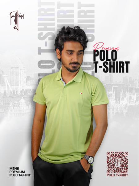 Premium Polo T-shirt (Lemon)